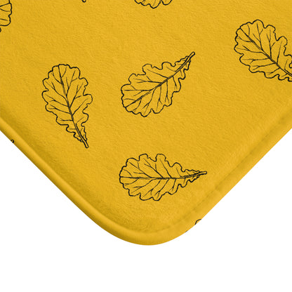 Vibrant Leaf Bath Mat, Cozy Bathroom Decor, Autumn Vibes, Nature Inspired, Home Essentials, Gift for Housewarming