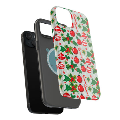 Festive Holiday Phone Case - Magnetic Impact-Resistant, Christmas Decor, Gift for Mom, Winter Vibes, Unique Phone Accessories