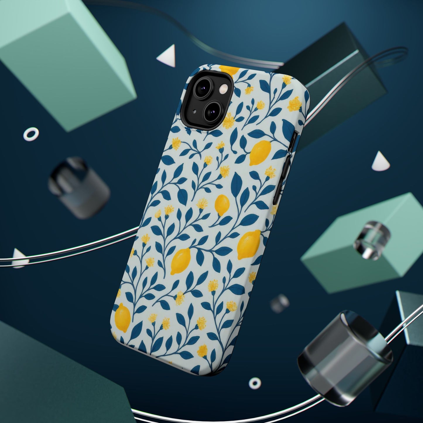 Phone Case — Lemon Branch Magnetic Impact-Resistant Case IPhone Case For Girl,Summer Vibes.