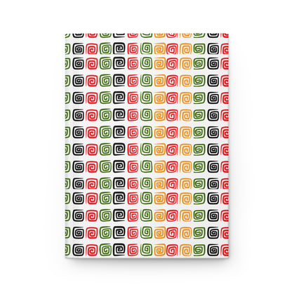 Colorful Patterned Hardcover Journal, Writing Notebook, Art Journal, Gift for Students, Creative Journal, Gift for Writers