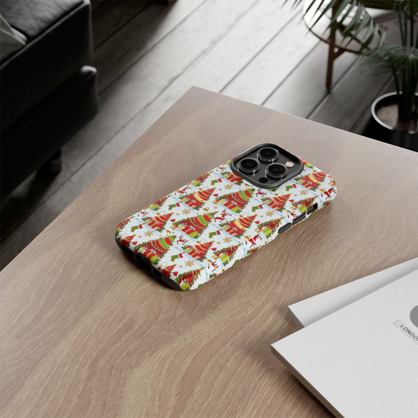 Festive Phone Case for Holiday Cheer, Christmas Gift, Phone Cover, Winter Decoration, Santa Claus Design