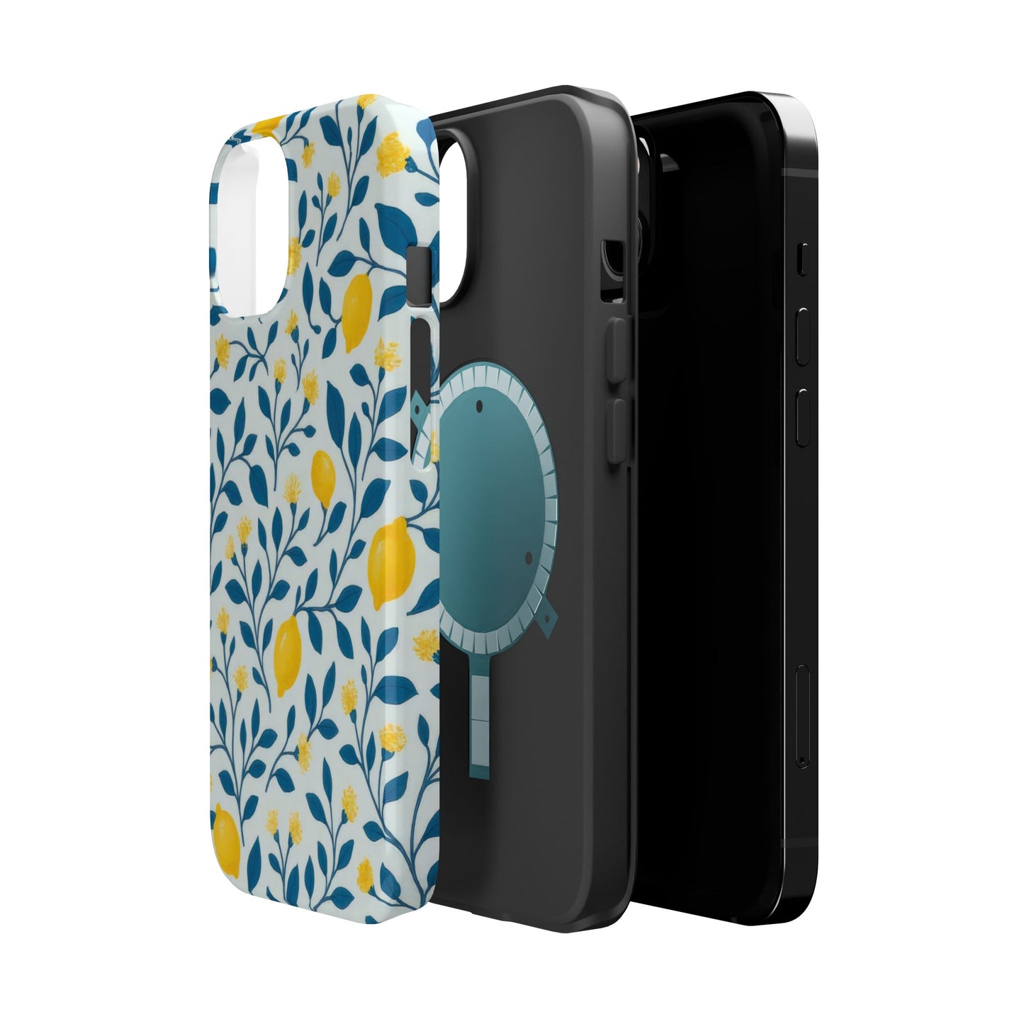 Phone Case — Lemon Branch Magnetic Impact-Resistant Case IPhone Case For Girl,Summer Vibes.