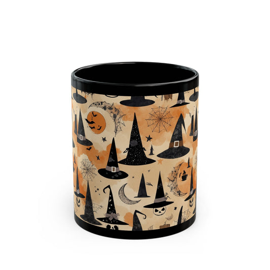 Black Mug (11oz, 15oz) Hallowen mug , perfect gift for holidays,gift for her ,gift for him