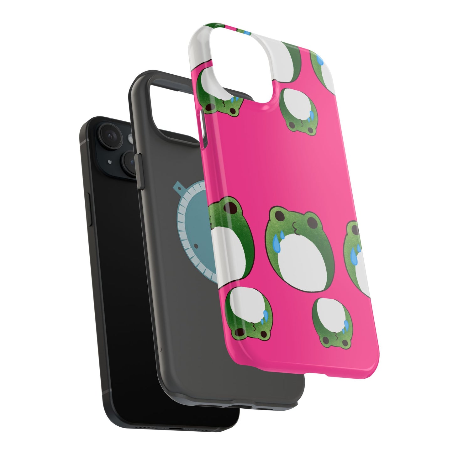 Colorful Frog Phone Case, Cute Protective Phone Cover, Fun Kawaii Mobile Accessories.