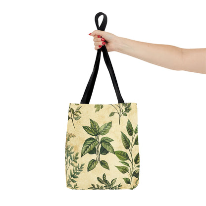 Vintage Floral Tote Bag — Botanical Garden Print AOP