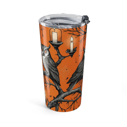Spooky Owl Tumbler 20oz | Halloween Drinkware, Perfect for Fall, Owl Lovers, Coffee Travel Mug, Gift for Her