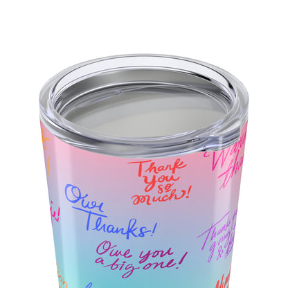 Travel Mug, Coffee Cup,ThankYou Travel mug  Trendy Insulated Drinkware, Gift for Her,Gift for him