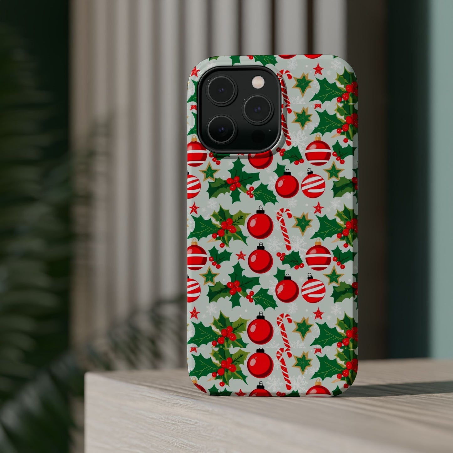 Festive Holiday Phone Case - Magnetic Impact-Resistant, Christmas Decor, Gift for Mom, Winter Vibes, Unique Phone Accessories