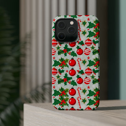 Festive Holiday Phone Case - Magnetic Impact-Resistant, Christmas Decor, Gift for Mom, Winter Vibes, Unique Phone Accessories
