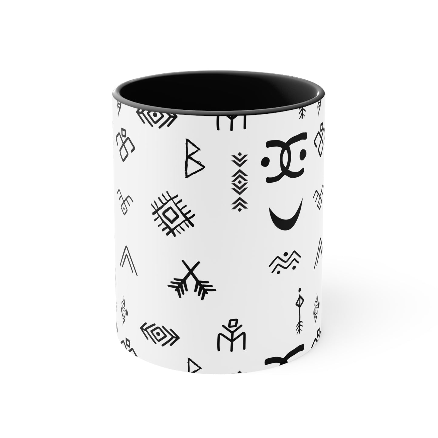 Stylish Accent Mugs for Home Decor, Unique Gift for Friends, Bohemian Coffee Cup, Minimalist Drinkware, Artistic Ceramic Mug