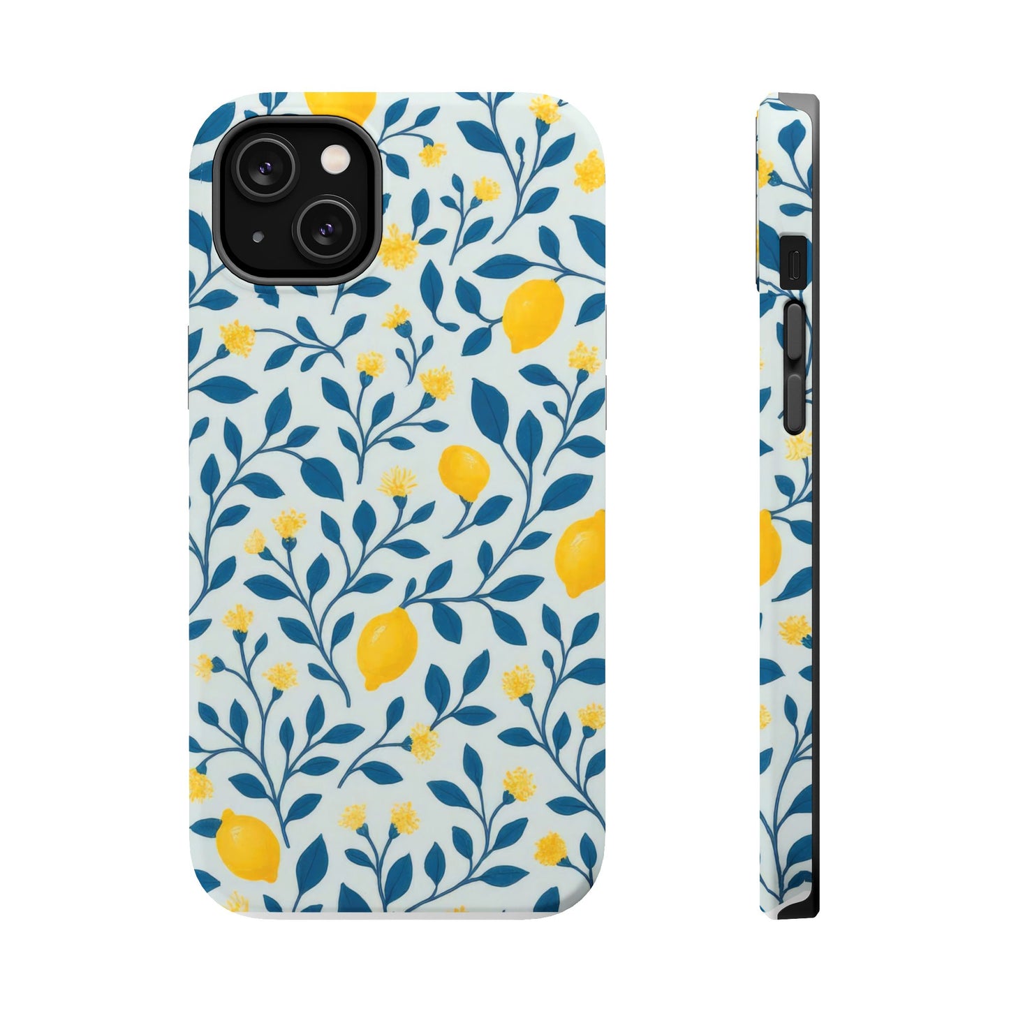 Phone Case — Lemon Branch Magnetic Impact-Resistant Case IPhone Case For Girl,Summer Vibes.
