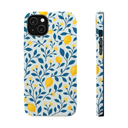Phone Case — Lemon Branch Magnetic Impact-Resistant Case IPhone Case For Girl,Summer Vibes.