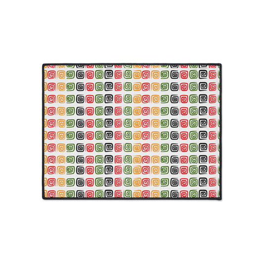 Vibrant Floor Mat - Decorative Heavy Duty Area Rug, Entryway Decor, Kitchen Mat, Home Accent, Colorful Washable Mat