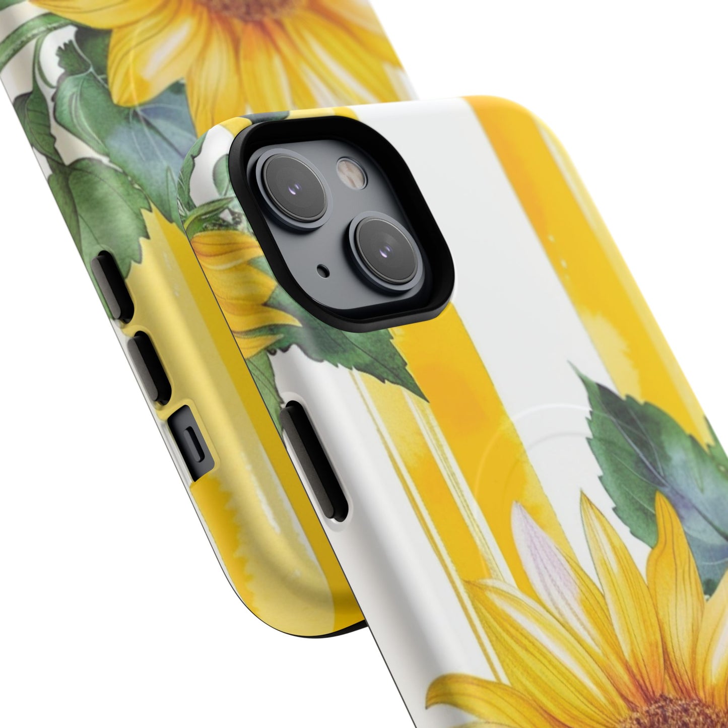 Sunflower Tough Magnetic Phone Case — Bright Floral Protective Cover