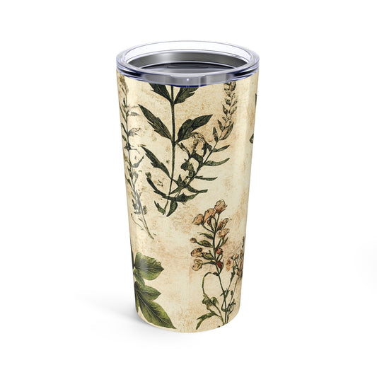 Botanical 20oz Tumbler – Vintage Floral Insulated Travel Cup