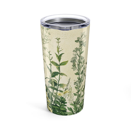 Botanical 20oz Tumbler – Vintage Floral Insulated Travel Cup