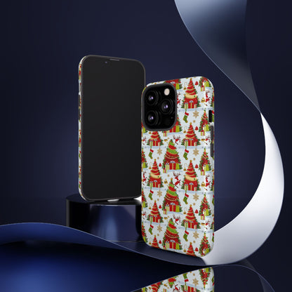 Festive Phone Case for Holiday Cheer, Christmas Gift, Phone Cover, Winter Decoration, Santa Claus Design