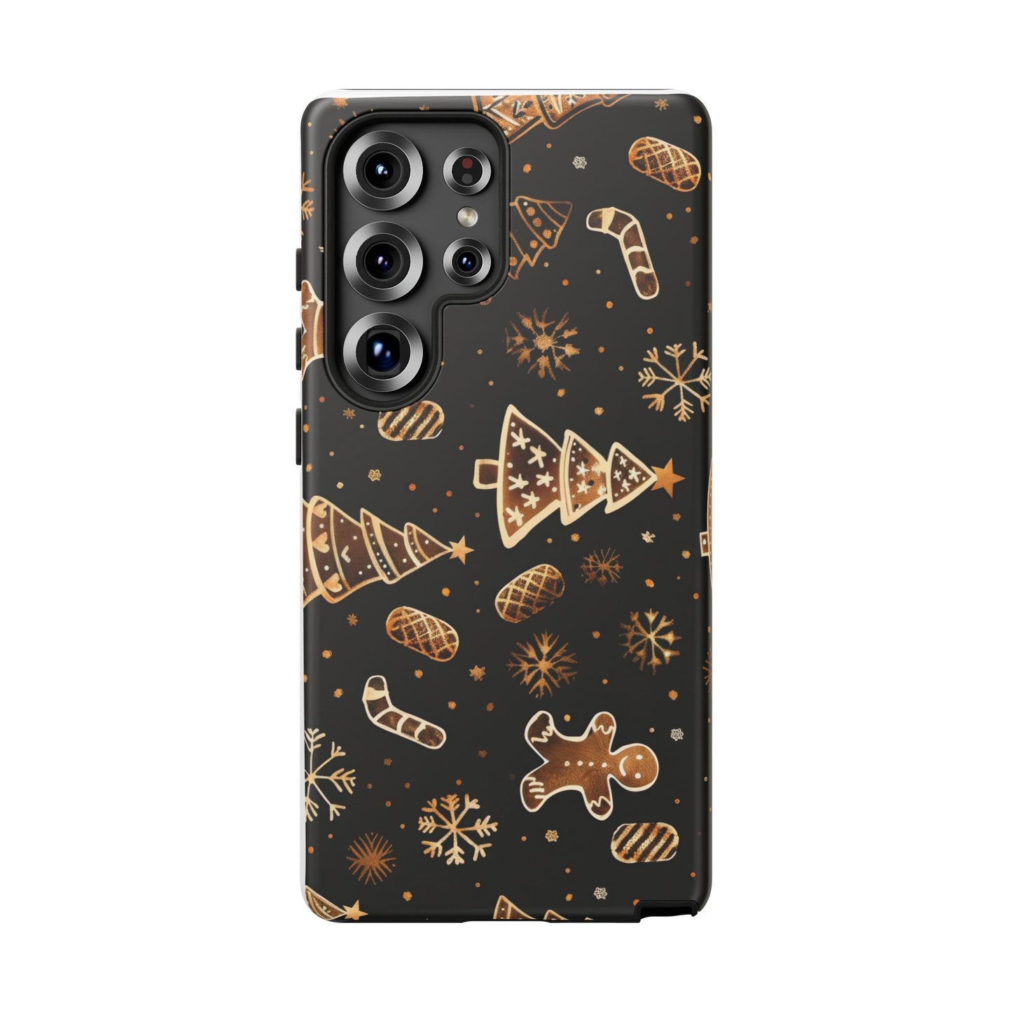 Christmas Cookie Phone Case,Black And Gold ,Case Holidays Case