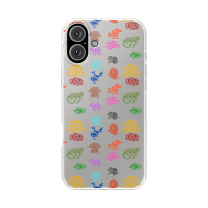 Colorful Animal Flexi Cases for Phones | Gift for Animal Lovers