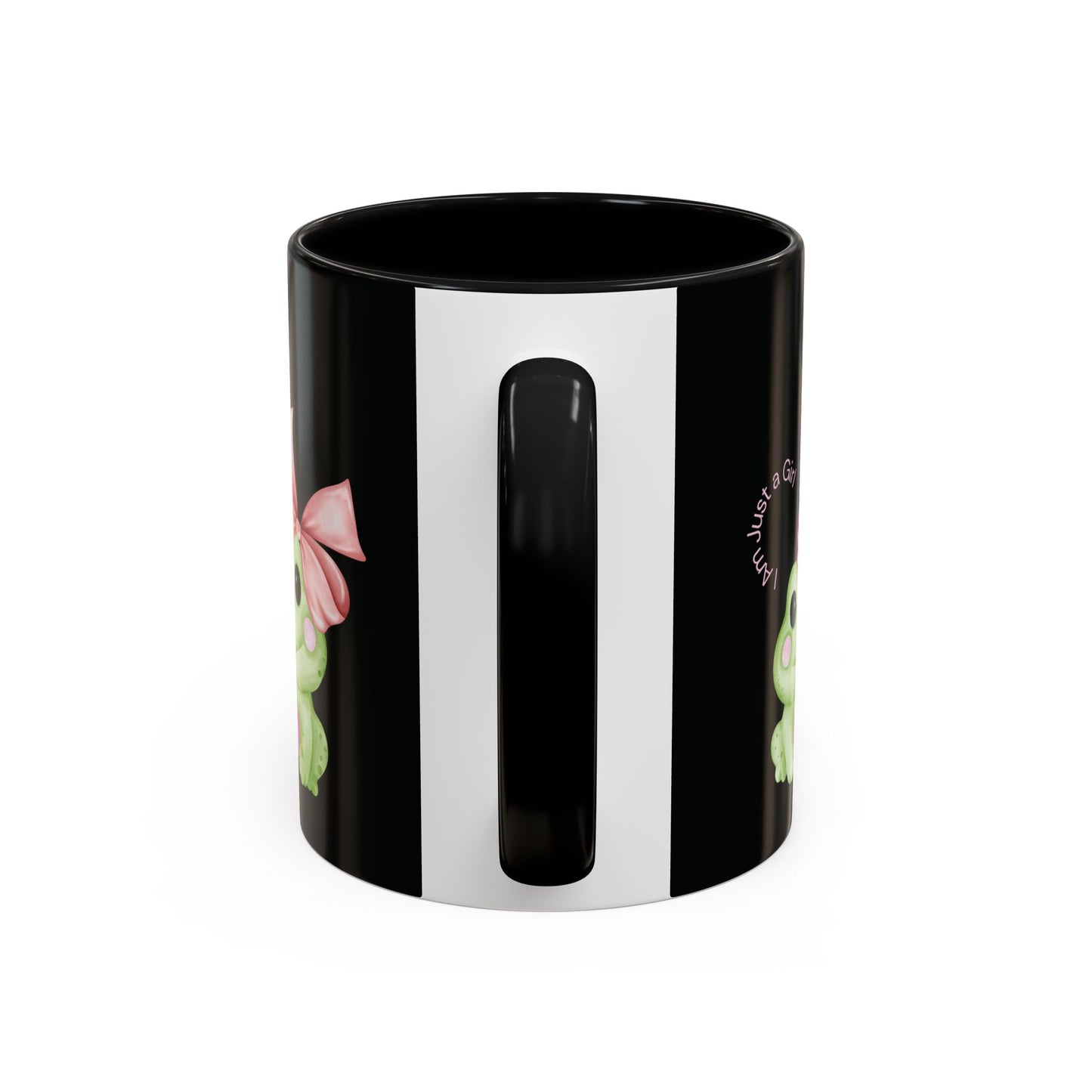 Cute Frog Accent Coffee Mug - Perfect for Girls, Gift for Coffee Lovers, Funny Frog Mug, Animal Lover Gift, Office Mug