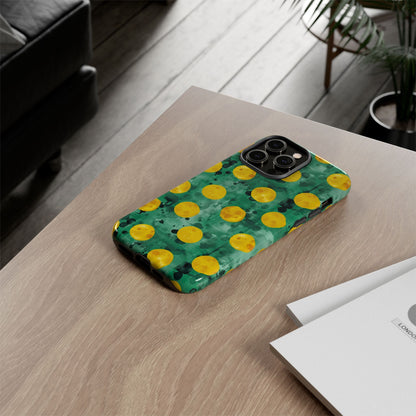 Tough Cases With a Green Color And Yellow ,A Perfect Gift For A Girl