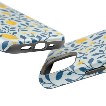 Phone Case — Lemon Branch Magnetic Impact-Resistant Case IPhone Case For Girl,Summer Vibes.