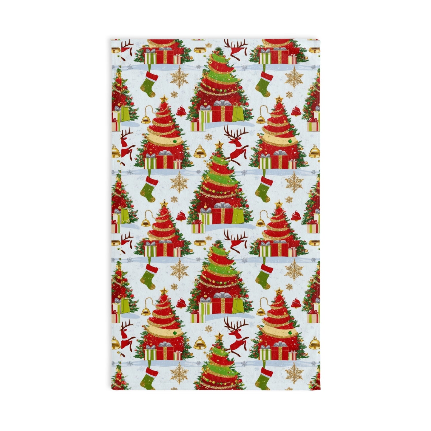 Christmas Hand Towel, Festive Holiday Kitchen Decor, Cute Holiday Gift, Merry Christmas Towel, Seasonal Dish Towel