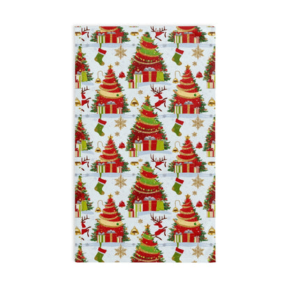 Christmas Hand Towel, Festive Holiday Kitchen Decor, Cute Holiday Gift, Merry Christmas Towel, Seasonal Dish Towel