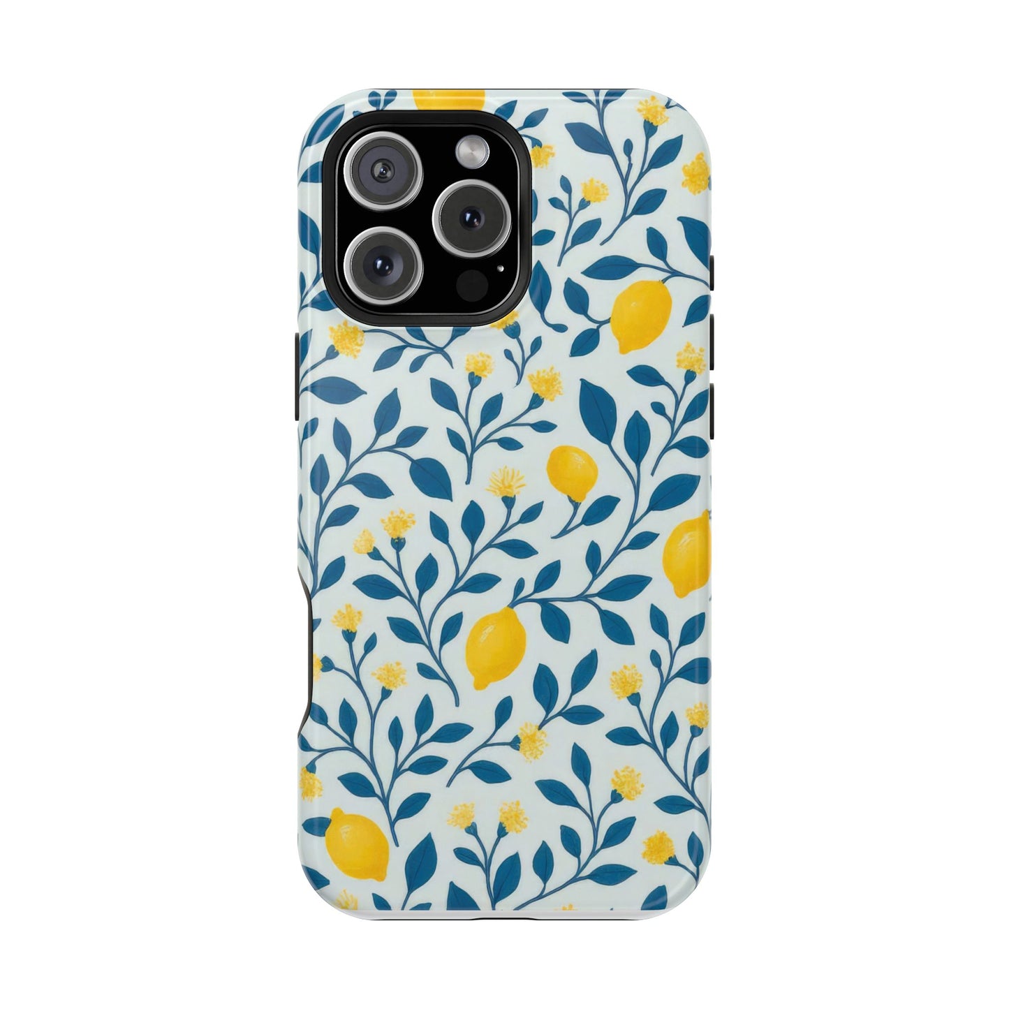 Phone Case — Lemon Branch Magnetic Impact-Resistant Case IPhone Case For Girl,Summer Vibes.