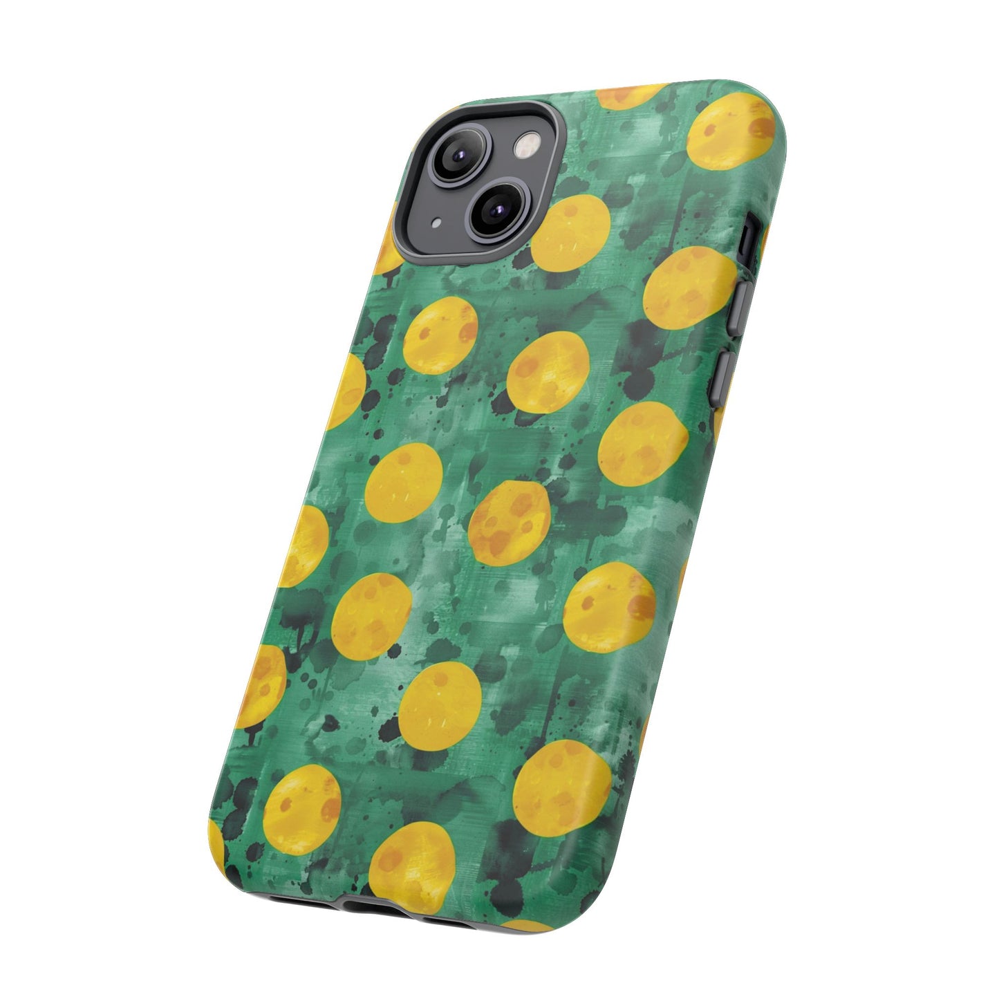 Tough Cases With a Green Color And Yellow ,A Perfect Gift For A Girl
