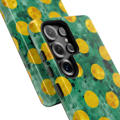 Tough Cases With a Green Color And Yellow ,A Perfect Gift For A Girl