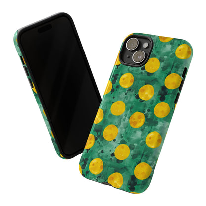 Tough Cases With a Green Color And Yellow ,A Perfect Gift For A Girl