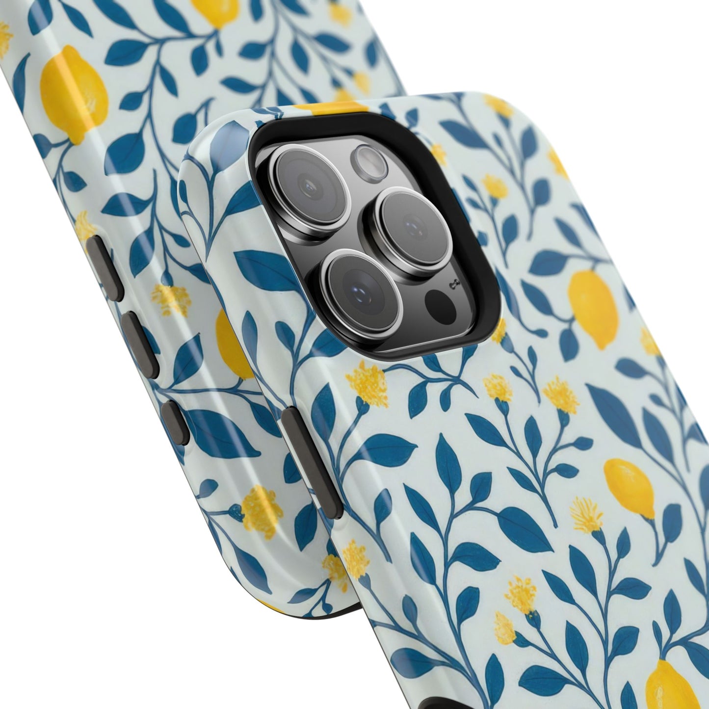 Phone Case — Lemon Branch Magnetic Impact-Resistant Case IPhone Case For Girl,Summer Vibes.