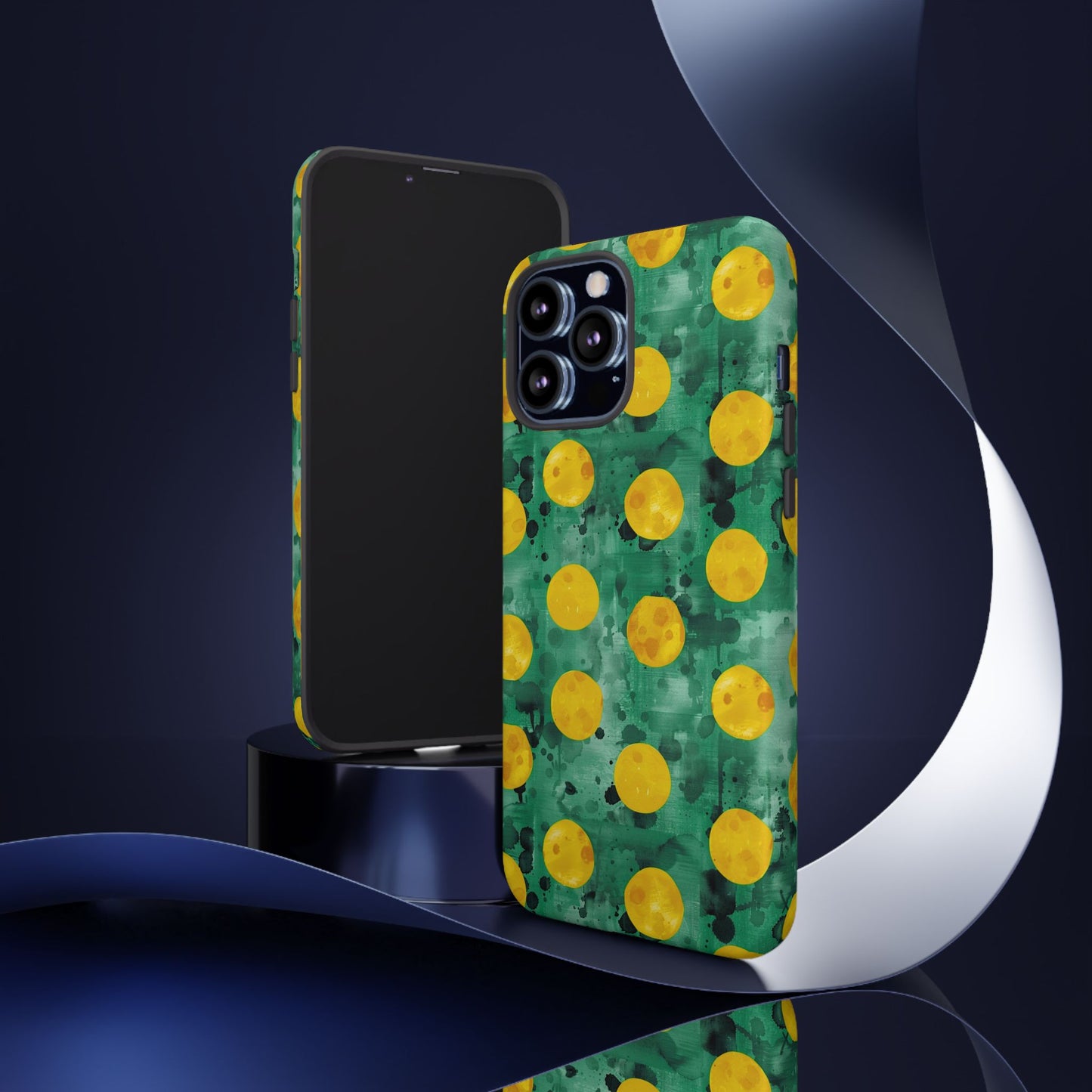 Tough Cases With a Green Color And Yellow ,A Perfect Gift For A Girl