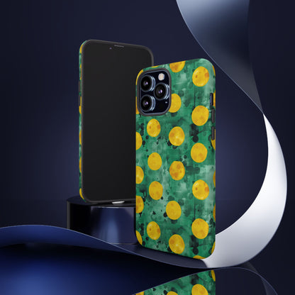Tough Cases With a Green Color And Yellow ,A Perfect Gift For A Girl