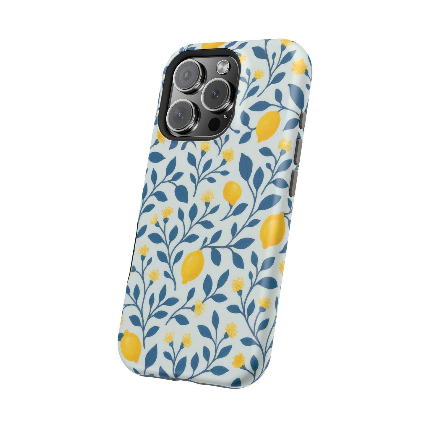 Phone Case — Lemon Branch Magnetic Impact-Resistant Case IPhone Case For Girl,Summer Vibes.