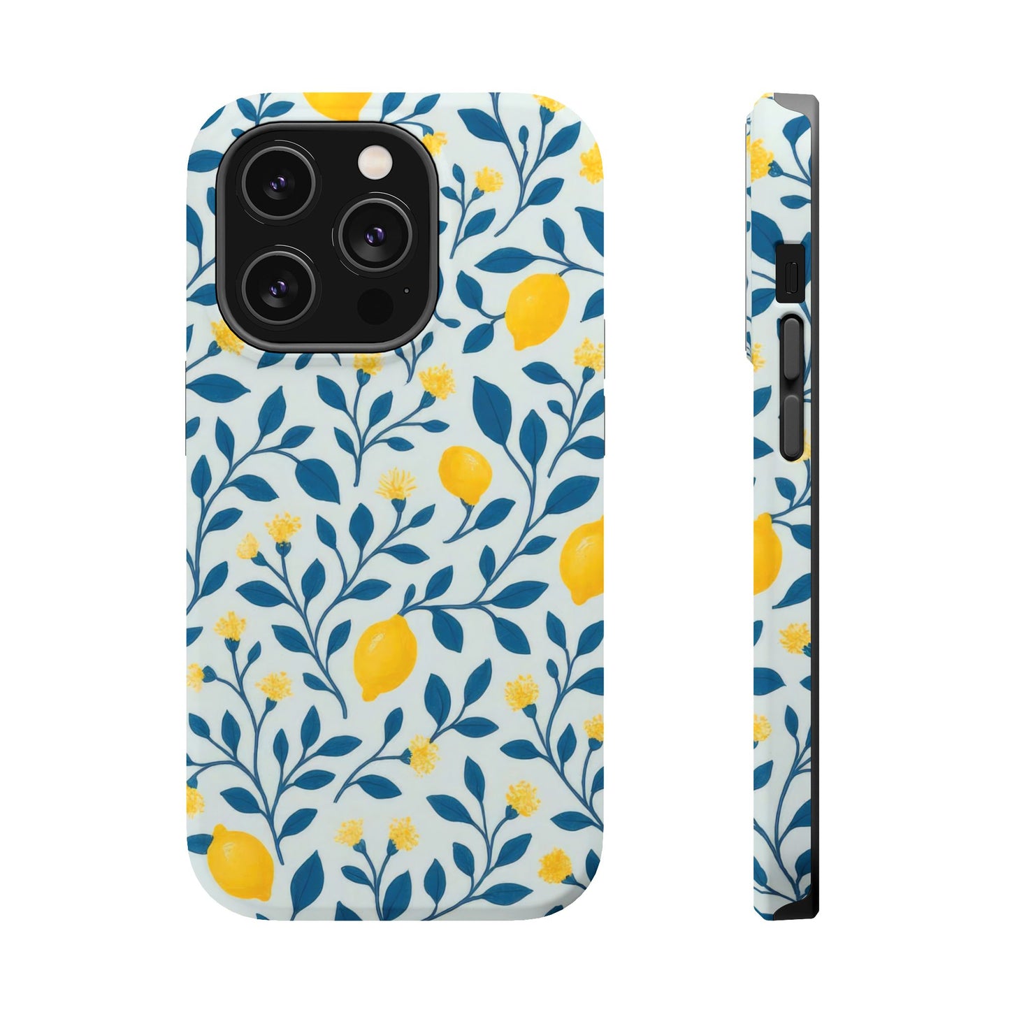 Phone Case — Lemon Branch Magnetic Impact-Resistant Case IPhone Case For Girl,Summer Vibes.