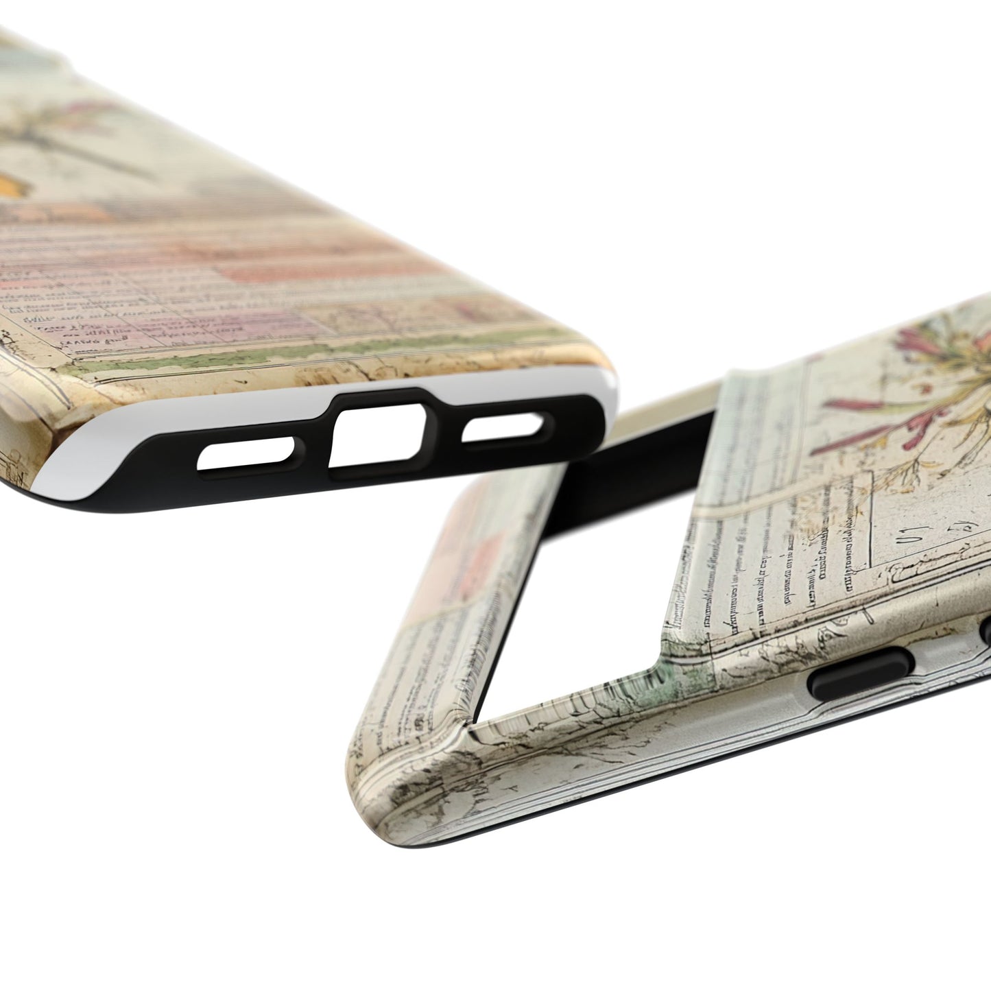 Vintage Botanical Tough Case — Floral Collage Phone Cover