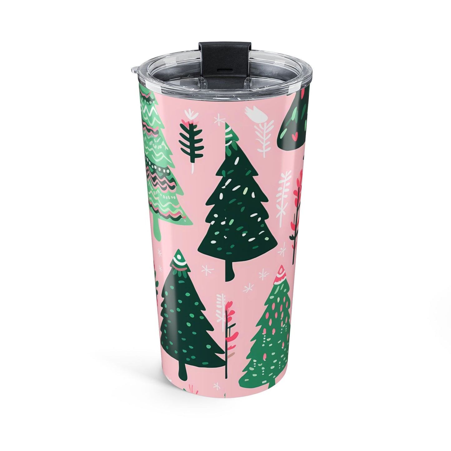 Festive Christmas Tree Tumbler 20oz - Holiday Drinkware, a perfect gift for girl  ,December.