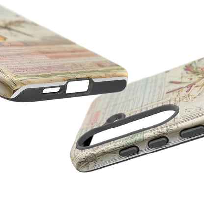 Vintage Botanical Tough Case — Floral Collage Phone Cover