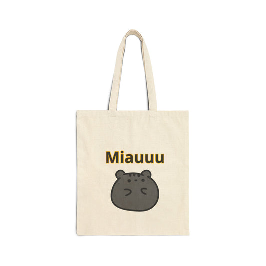 Cute Cat Tote Bag - Miauuu Design | Eco-Friendly Shopping Bag, Gift for Cat Lovers, Reusable Grocery Bag, Fun Arts & Crafts, Everyday [...]