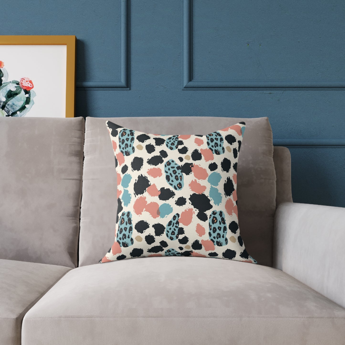Square Poly Canvas Pillow