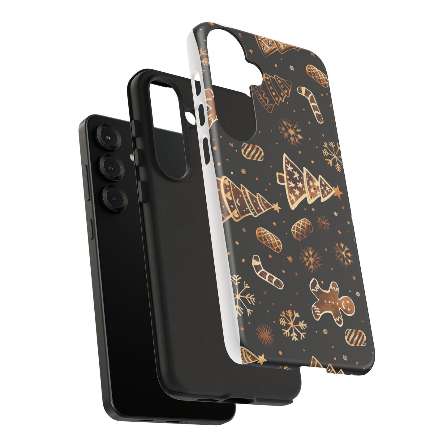 Christmas Cookie Phone Case,Black And Gold ,Case Holidays Case