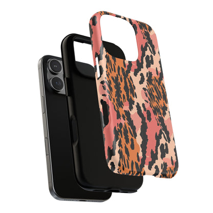 Leopard Print Tough Magnetic Phone Case — Slim Protective iPhone Cover