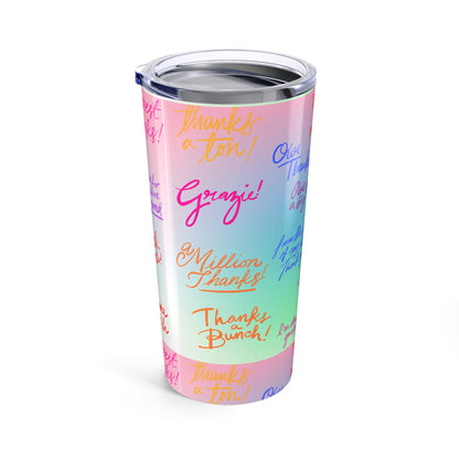 Travel Mug, Coffee Cup,ThankYou Travel mug  Trendy Insulated Drinkware, Gift for Her,Gift for him