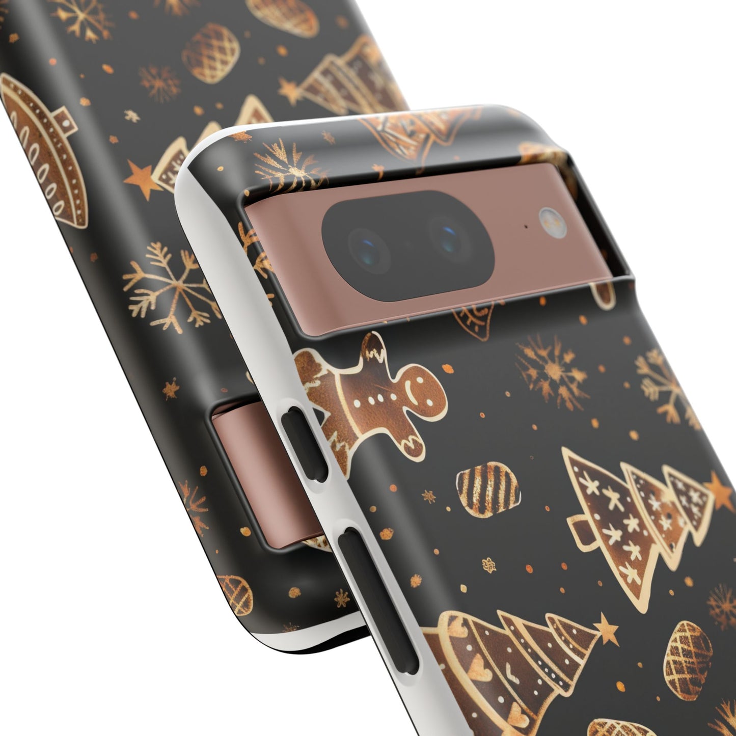 Christmas Cookie Phone Case,Black And Gold ,Case Holidays Case
