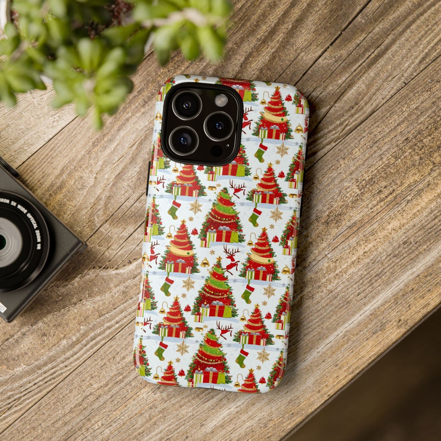 Festive Phone Case for Holiday Cheer, Christmas Gift, Phone Cover, Winter Decoration, Santa Claus Design