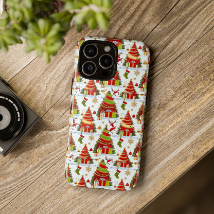 Festive Phone Case for Holiday Cheer, Christmas Gift, Phone Cover, Winter Decoration, Santa Claus Design