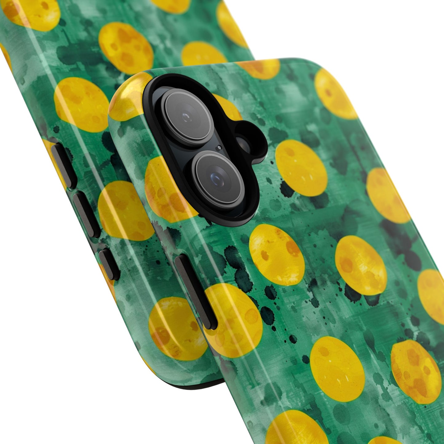 Tough Cases With a Green Color And Yellow ,A Perfect Gift For A Girl