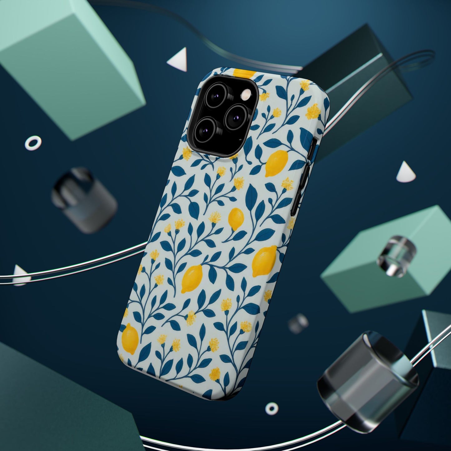 Phone Case — Lemon Branch Magnetic Impact-Resistant Case IPhone Case For Girl,Summer Vibes.